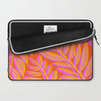 Hot Tropics II - Vertical Pink Orange Palette Laptop Sleeve Gallery Image 2