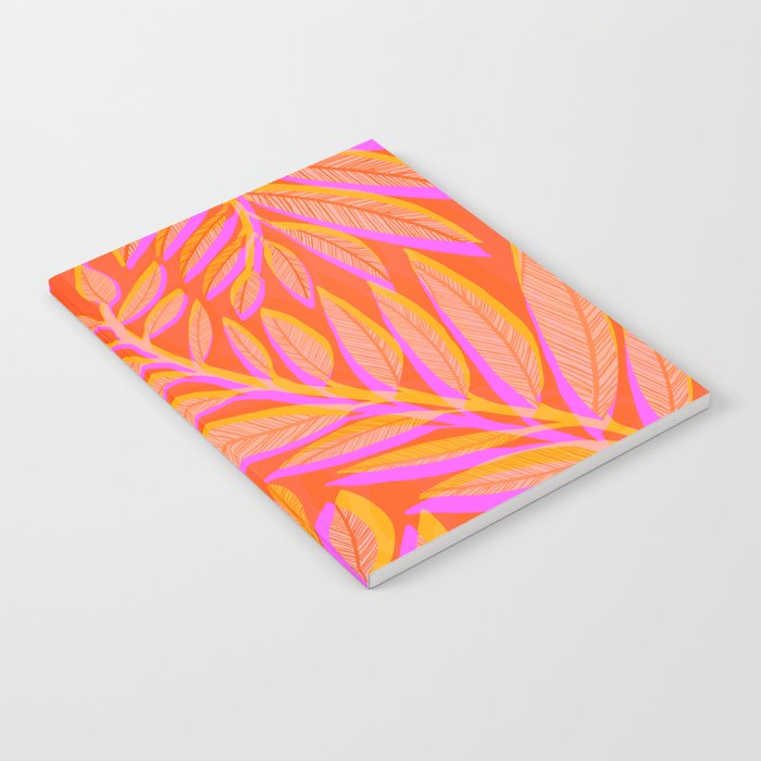 Hot Tropics II - Vertical Pink Orange Palette Notebook Gallery Image 2