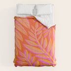 Hot Tropics II - Vertical Pink Orange Palette Comforter Gallery Image 6
