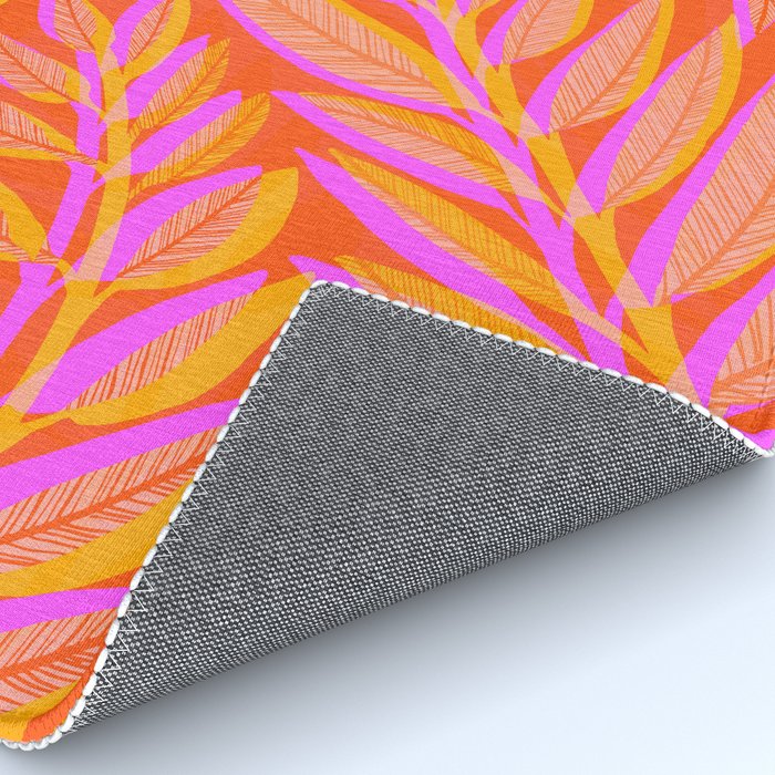 Hot Tropics II - Vertical Pink Orange Palette Rug Gallery Image 4