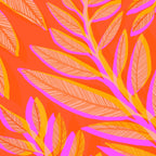 Hot Tropics II - Vertical Pink Orange Palette Coffee Mug Gallery Image 2