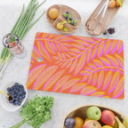 Hot Tropics II - Vertical Pink Orange Palette Cutting Board Gallery Image 2