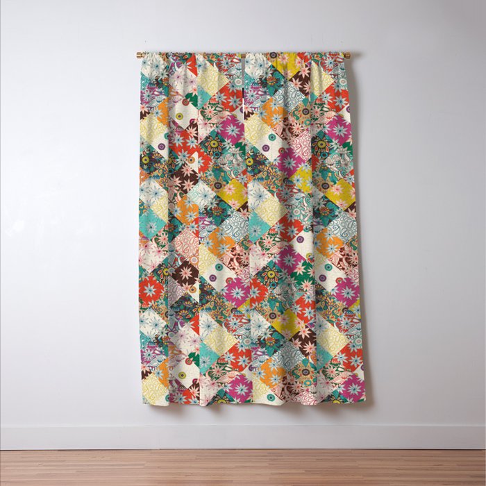 sarilmak patchwork Window Curtain Gallery Image 3