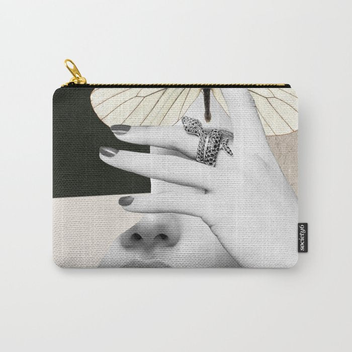 collage art / butterfly 2 Carry All Pouch Gallery Image 1
