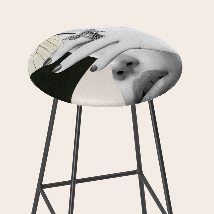 collage art / butterfly 2 Stool Gallery Image 2