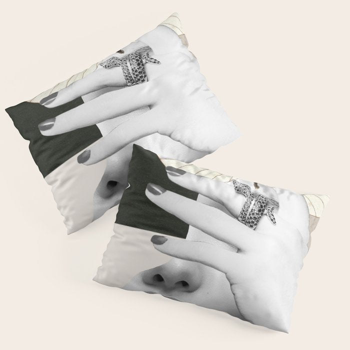 collage art / butterfly 2 Pillow Sham Gallery Image 1