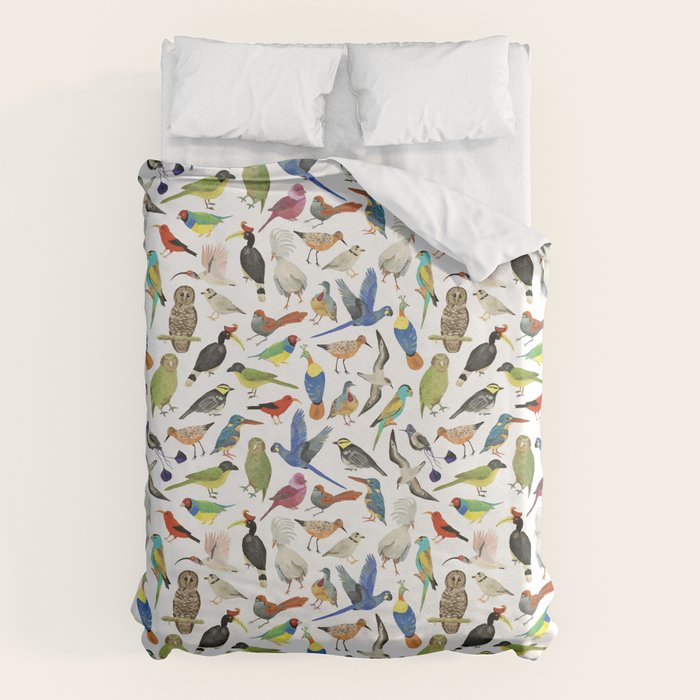 Endangered Birds Around the World Duvet Cover Gallery Image 6