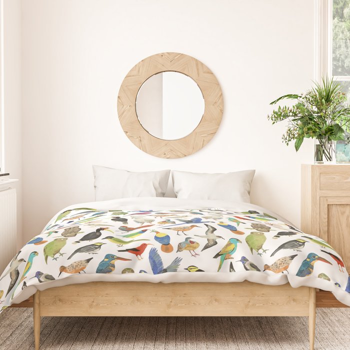 Endangered Birds Around the World Duvet Cover Gallery Image 3