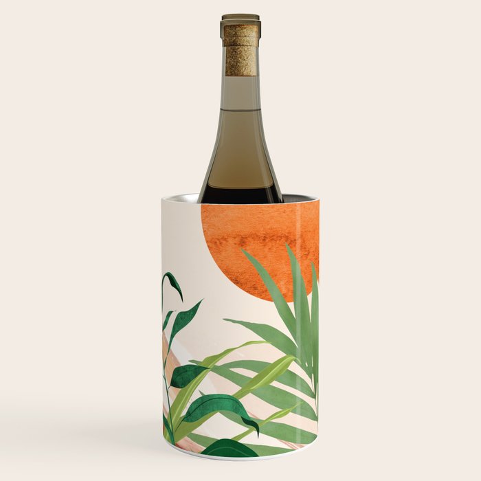 Abstract Art Tropical Garden 16 Wine Chiller Gallery Image 1