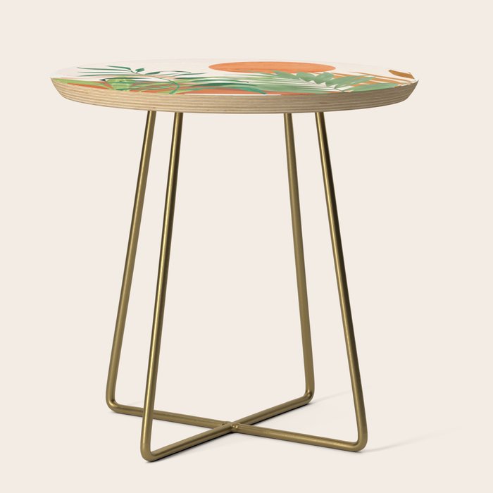 Abstract Art Tropical Garden 16 Side Table Gallery Image 1