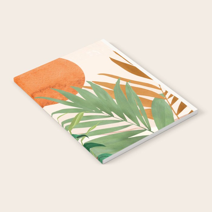 Abstract Art Tropical Garden 16 Notebook Gallery Image 2