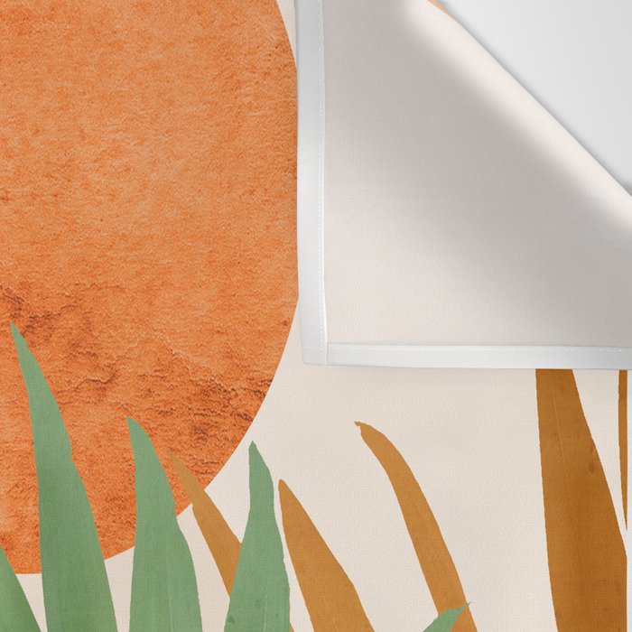 Abstract Art Tropical Garden 16 Wall Tapestry Gallery Image 3