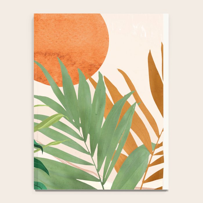 Abstract Art Tropical Garden 16 Notebook Gallery Image 4