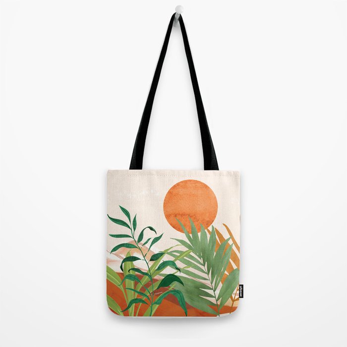Abstract Art Tropical Garden 16 Tote Bag Gallery Image 2