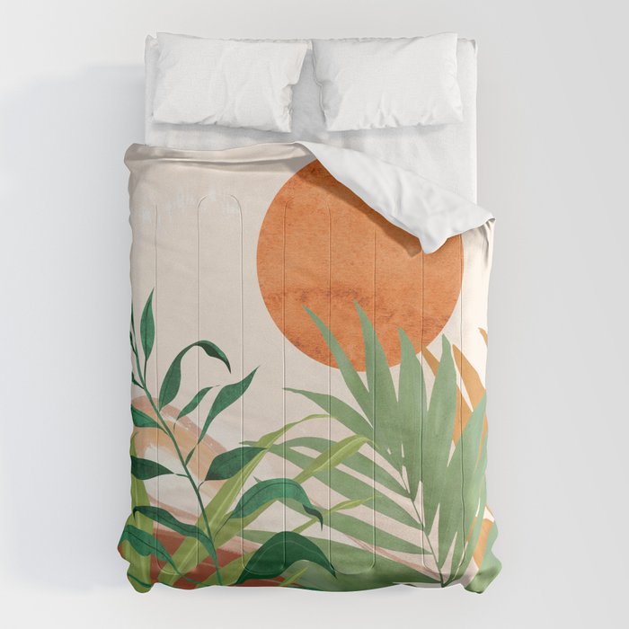 Abstract Art Tropical Garden 16 Comforter Gallery Image 6
