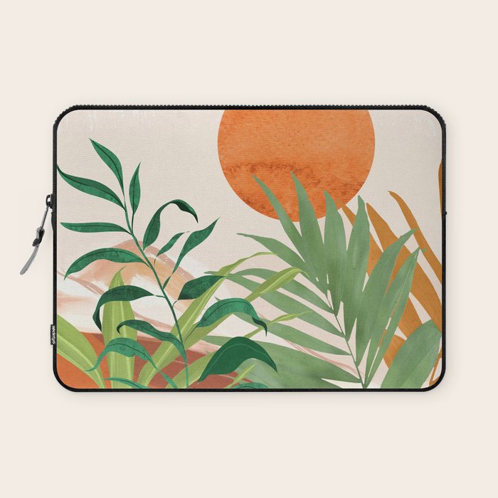 Abstract Art Tropical Garden 16 Laptop Sleeve Gallery Image 1