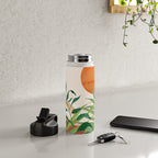 Abstract Art Tropical Garden 16 Water Bottle Gallery Image 4