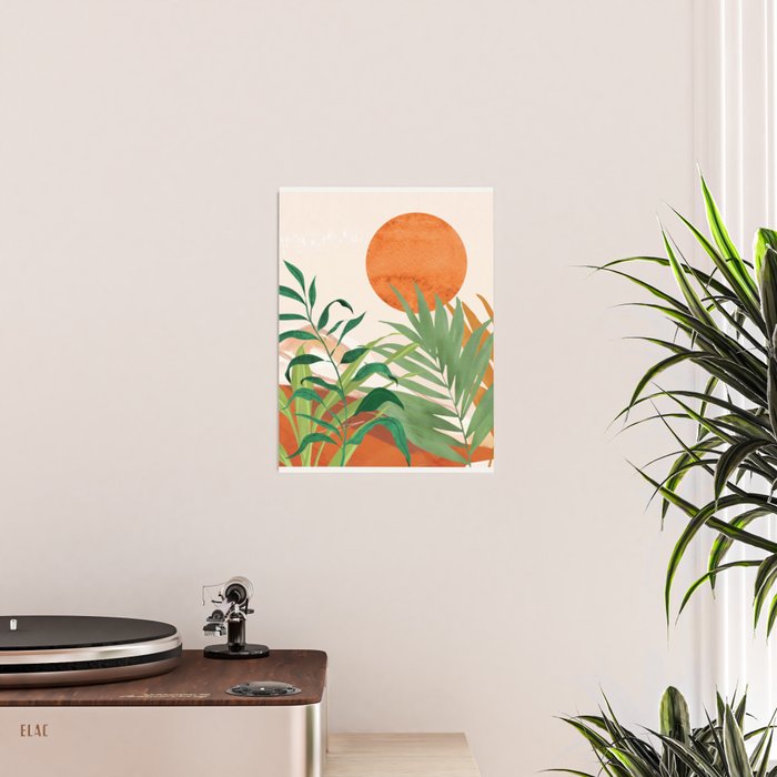 Abstract Art Tropical Garden 16 Poster Gallery Image 2