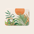 Abstract Art Tropical Garden 16 Bath Mat Gallery Image 1