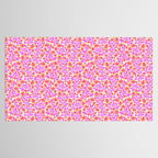 Tropical Blooms Pattern - Pink and Orange Tablecloth Gallery Image 2