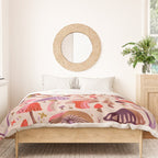 Mushroom Collection â Pink Duvet Cover Gallery Image 3