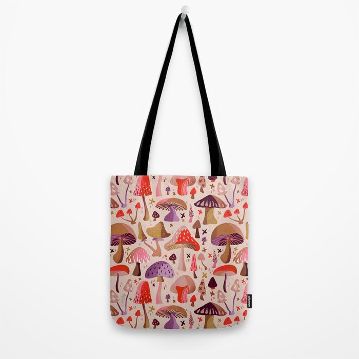 Mushroom Collection â Pink Tote Bag Gallery Image 2