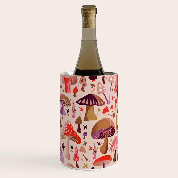 Mushroom Collection â Pink Wine Chiller Gallery Image 1