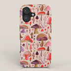 Mushroom Collection â Pink iPhone Case Gallery Image 1