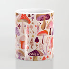 Mushroom Collection â Pink Coffee Mug Gallery Image 4