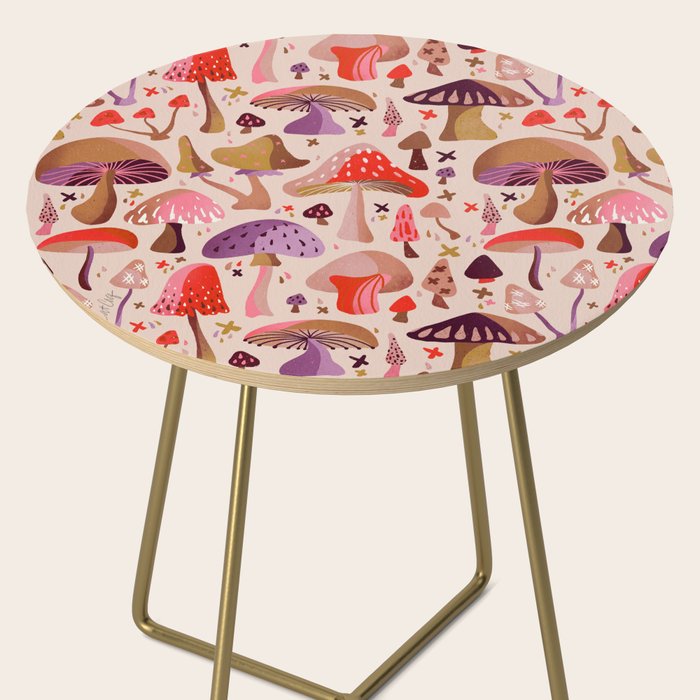 Mushroom Collection â Pink Side Table Gallery Image 2