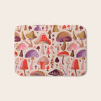 Mushroom Collection â Pink Bath Mat Gallery Image 1