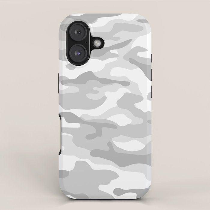 Snow Camo iPhone Case Gallery Image 1