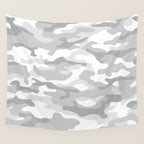 Snow Camo Wall Tapestry Gallery Image 4