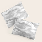 Snow Camo Pillow Sham Gallery Image 3