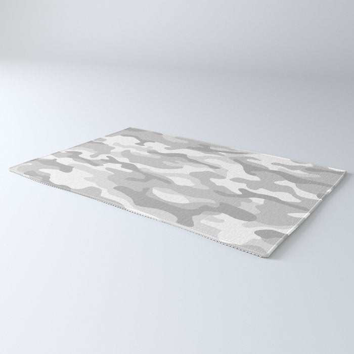 Snow Camo Rug Gallery Image 3