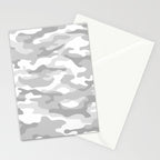 Snow Camo Stationery Card Gallery Image 2