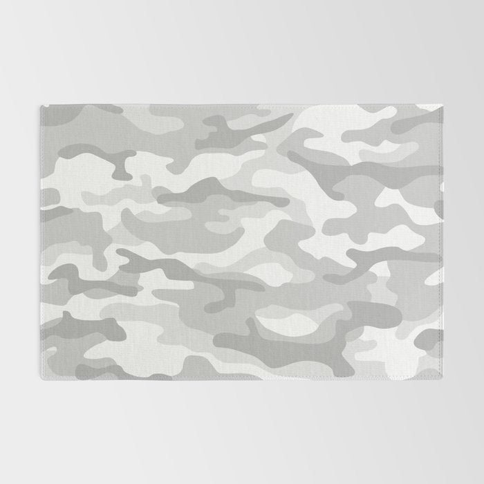 Snow Camo Rug Gallery Image 2