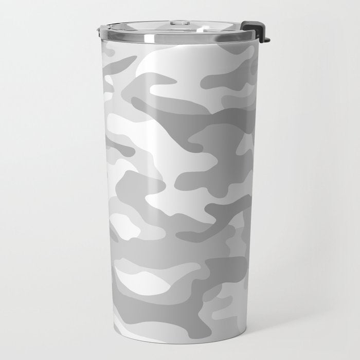 Snow Camo Travel Mug Gallery Image 2