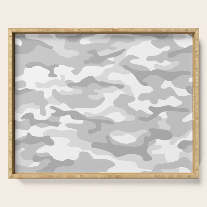 Snow Camo Serving Tray Gallery Image 1