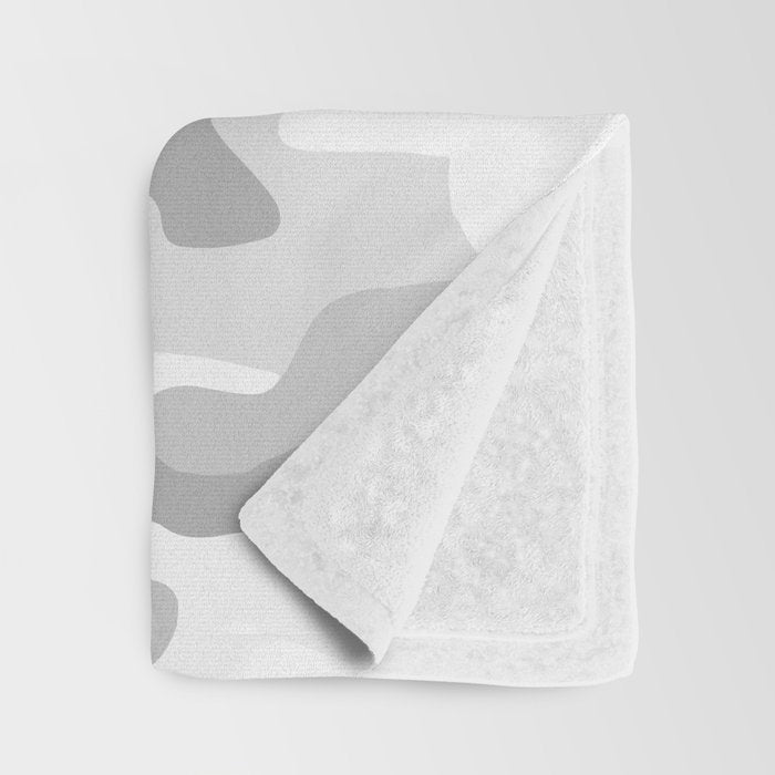 Snow Camo Throw Blanket Gallery Image 3