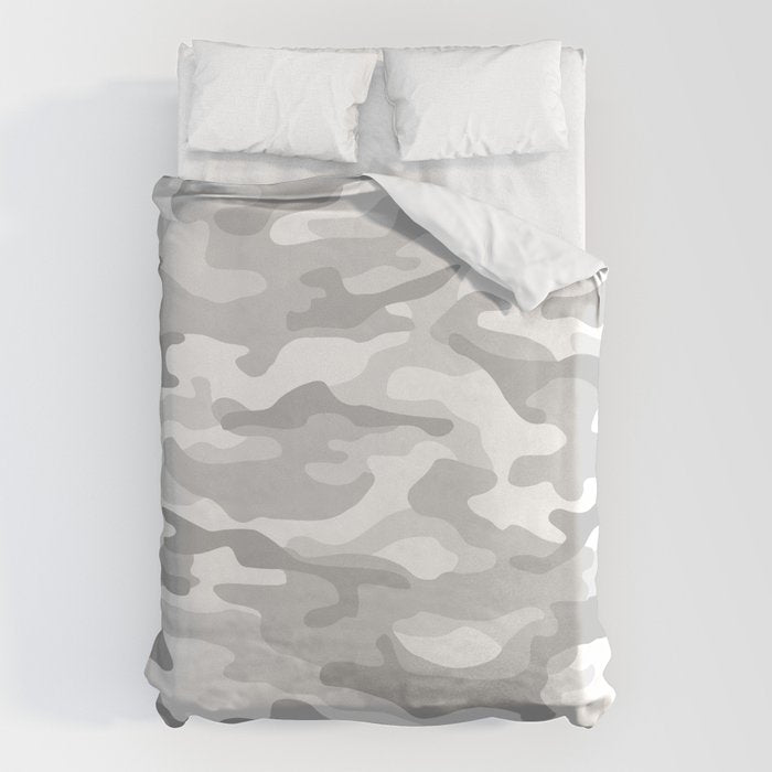 Snow Camo Duvet Cover Gallery Image 1