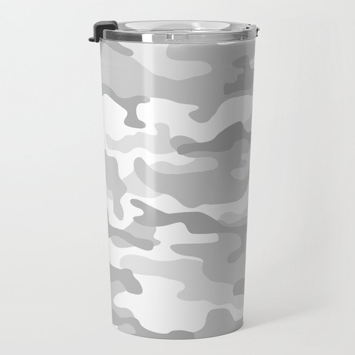 Snow Camo Travel Mug Gallery Image 3