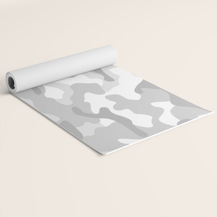 Snow Camo Yoga Mat Gallery Image 2
