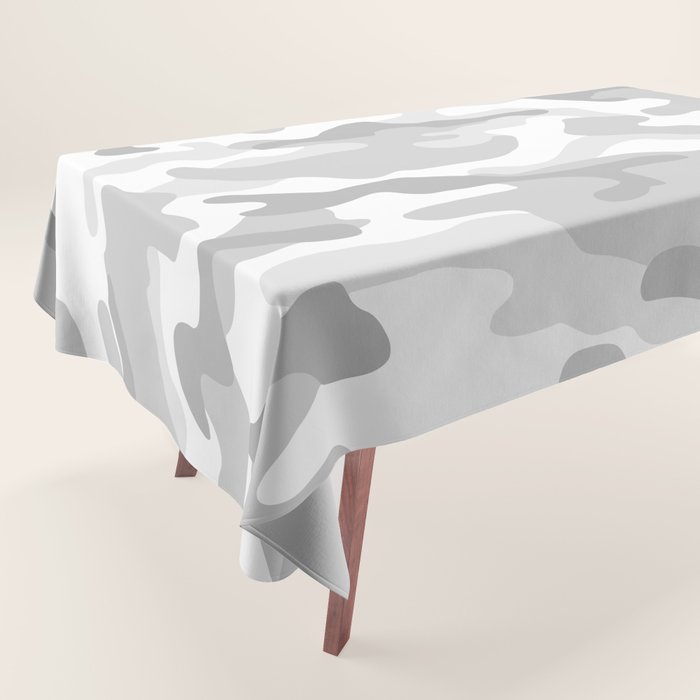 Snow Camo Tablecloth Gallery Image 1