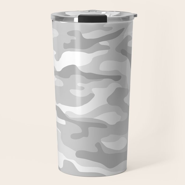 Snow Camo Travel Mug Gallery Image 1