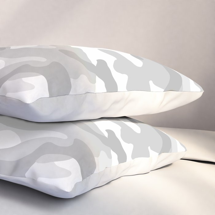 Snow Camo Pillow Sham Gallery Image 3