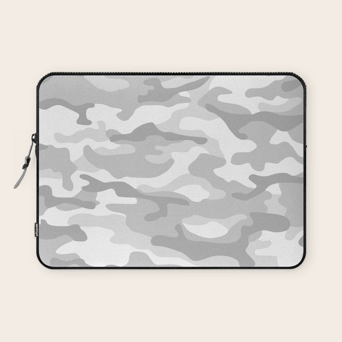 Snow Camo Laptop Sleeve Gallery Image 1