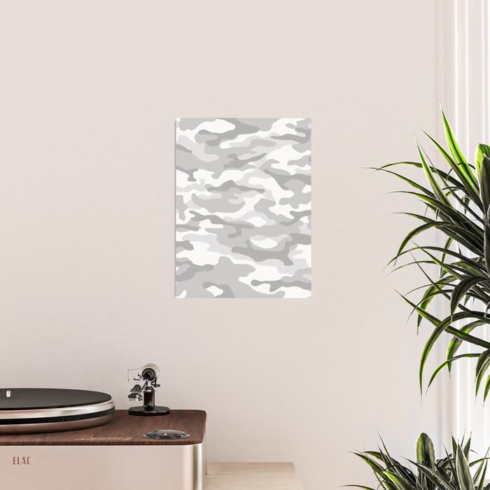 Snow Camo Poster Gallery Image 2