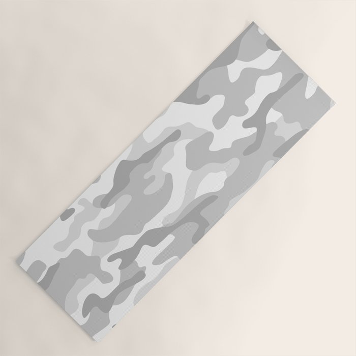 Snow Camo Yoga Mat Gallery Image 1