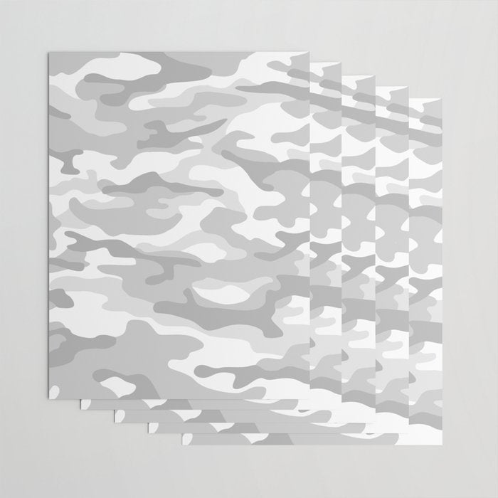 Snow Camo Wrapping Paper Gallery Image 3